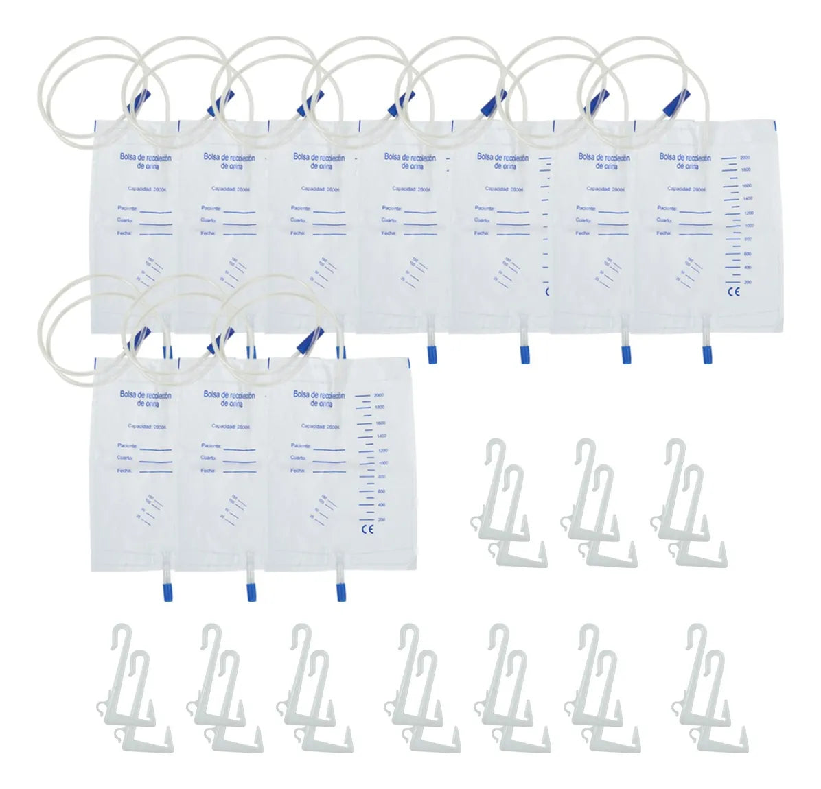 Ideal para la recolección segura y conveniente de la orina en pacientes que requieren asistencia con su drenaje urinario.