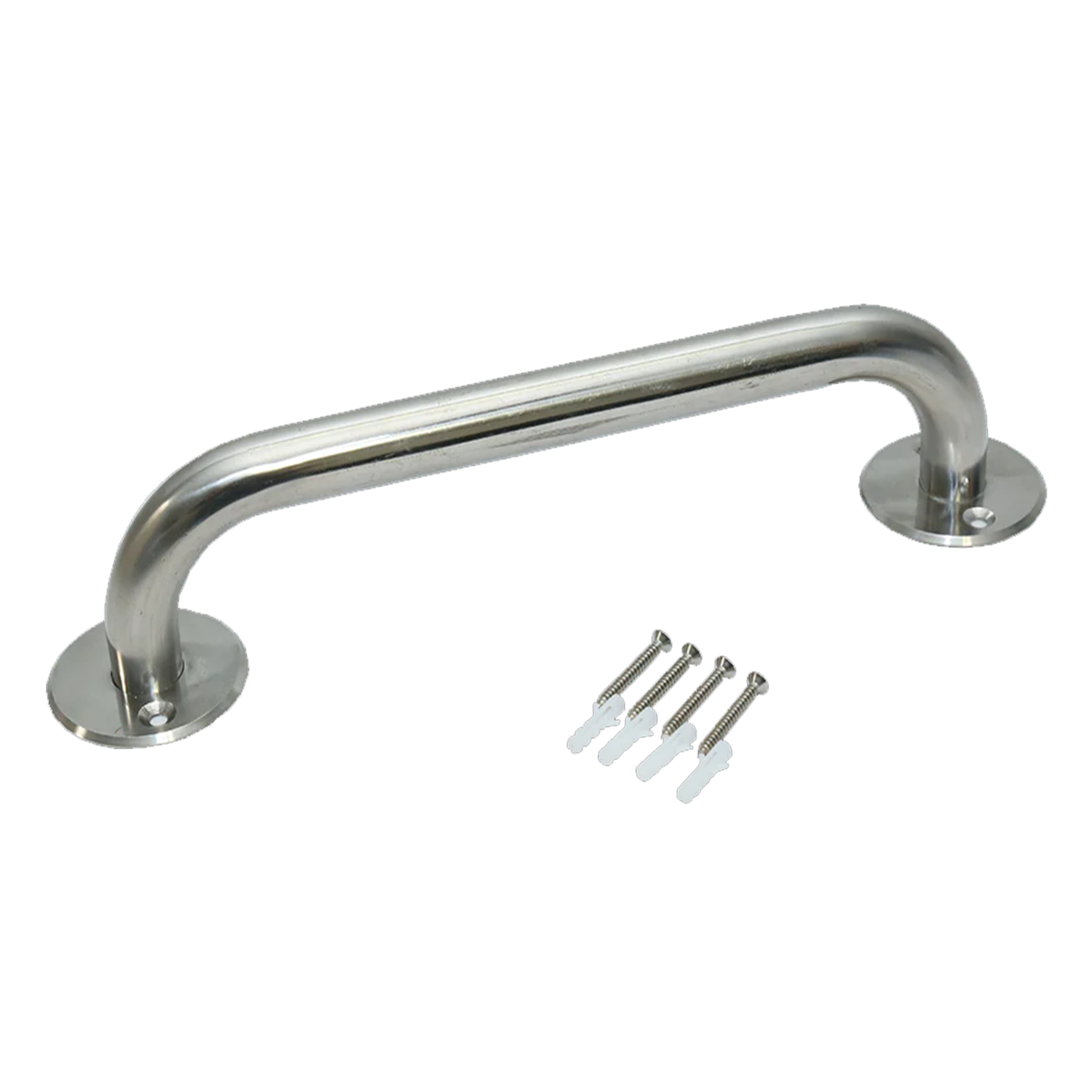 Agarradera Apoyo Para Baño De Seguridad Cromada De Acero Inoxidable 2 Piezas