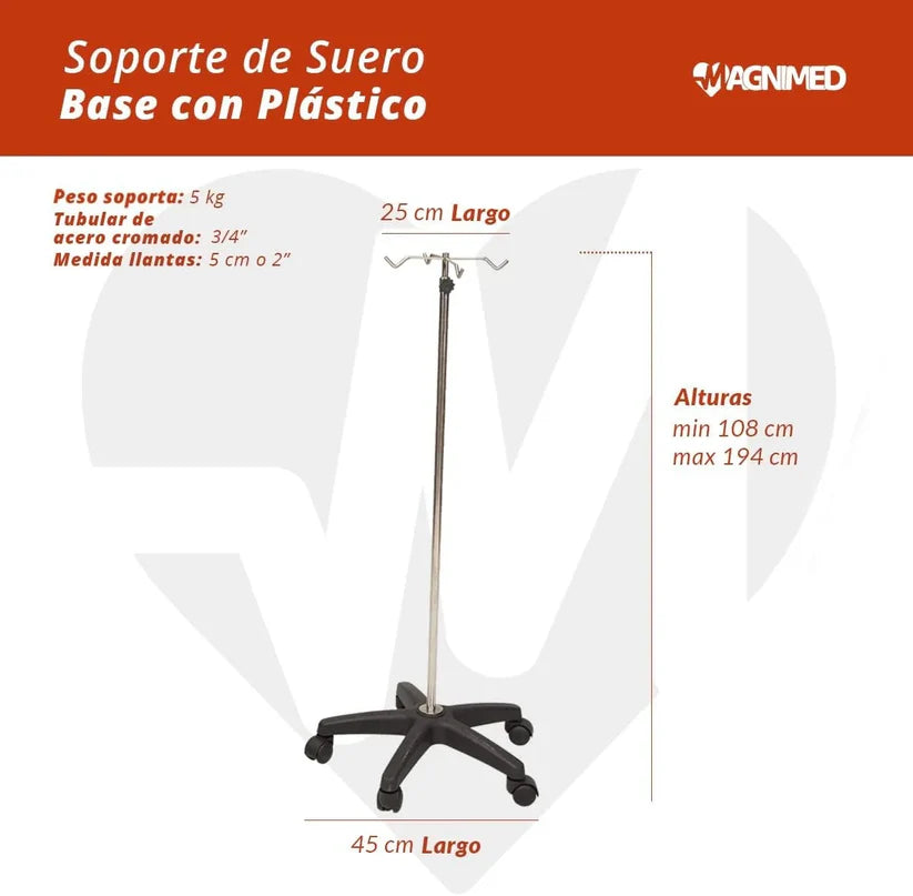 Cama Hospitalaria Eléctrica 5 Posiciones, Incluye: Colchón 4 Secciones y Porta Suero (Soporta hasta 175 Kg)