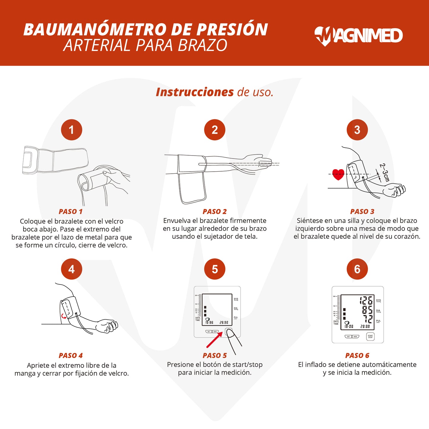 El inflado automático reducirá la incomodidad sentida por el inflado incorrecto