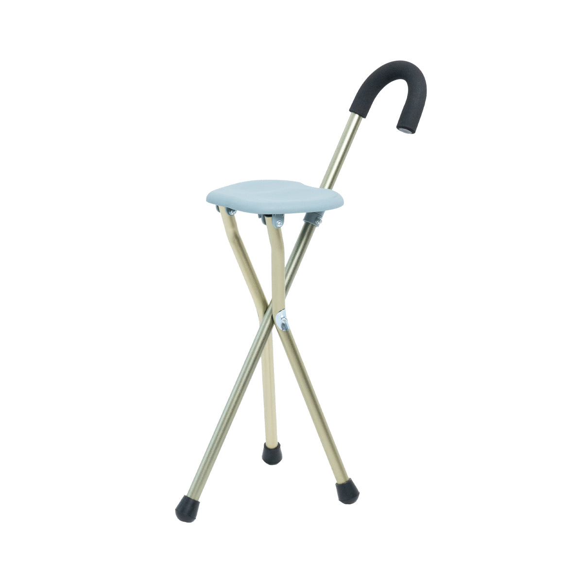 Bastón con asiento plegable