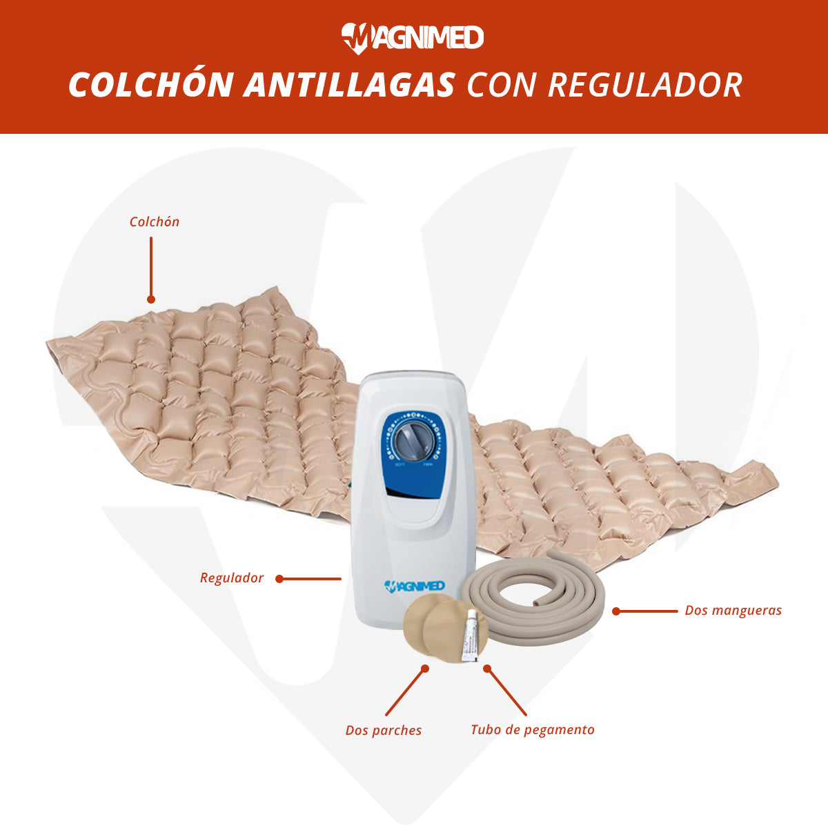 Sensor que permite asegurar baja presión a las áreas delicadas.