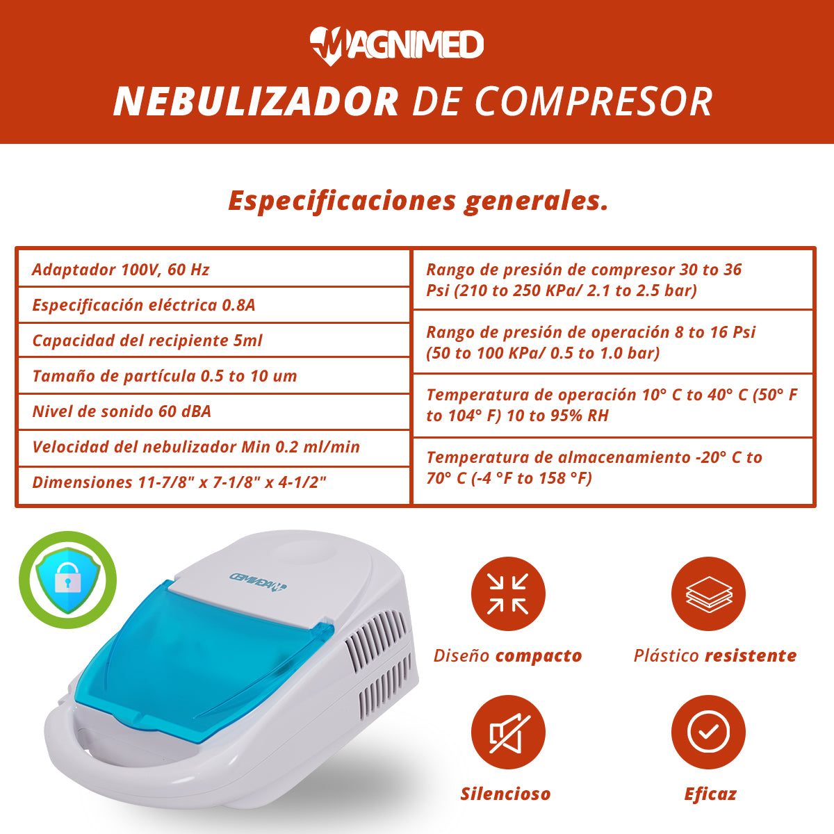 Nebulizador de compresor