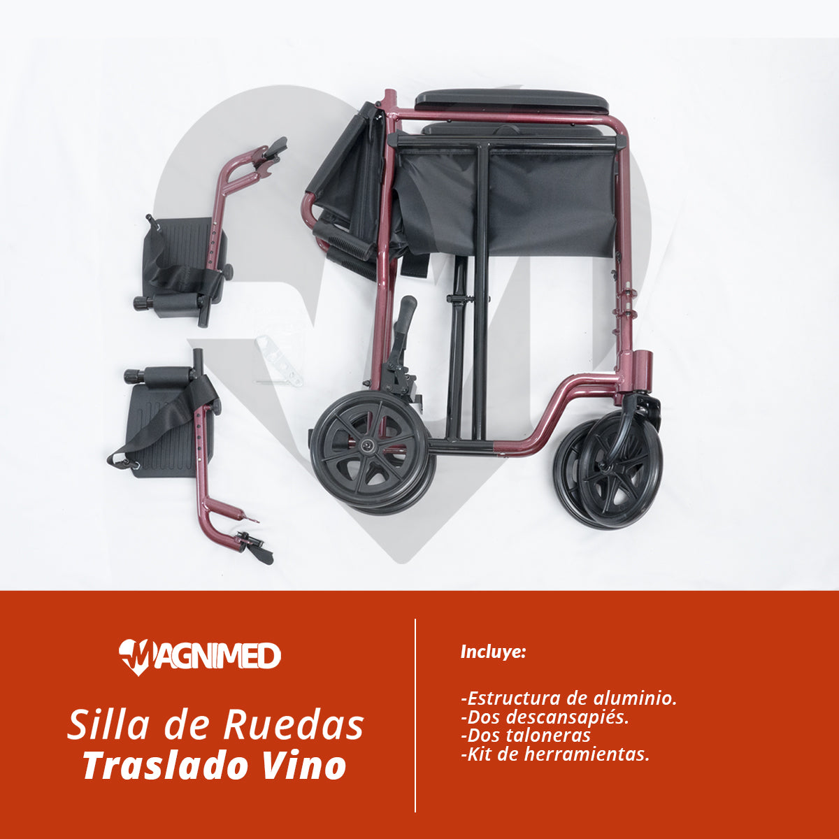 Silla de ruedas traslado vino