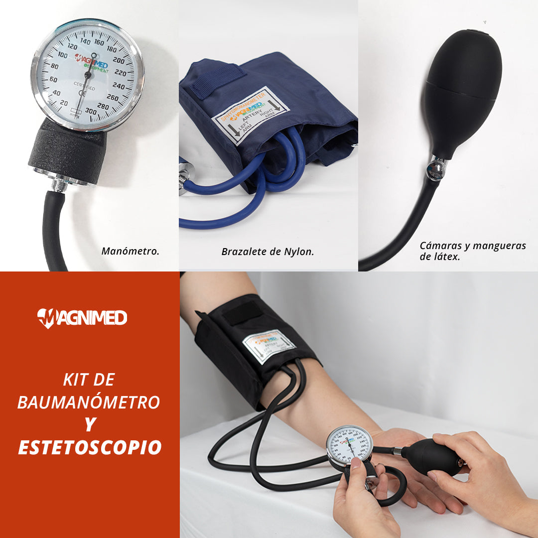 Kit de baumanómetro y estetoscopio