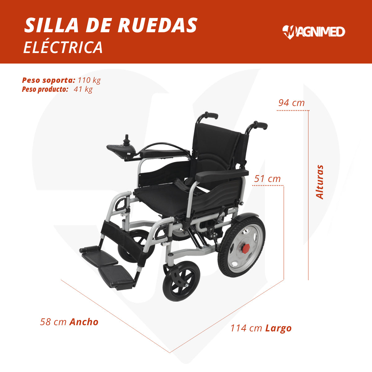 Silla de ruedas eléctrica