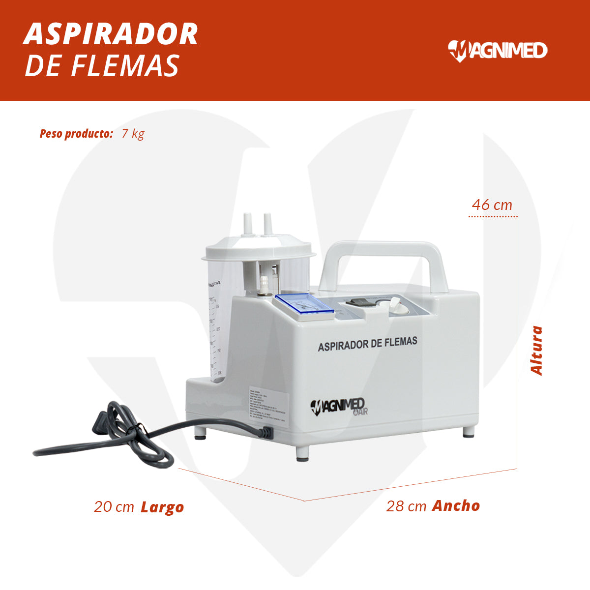 Es el dispositivo médico combinado aplicado para su uso en la sala de emergencias, sala de operaciones y enfermería.
