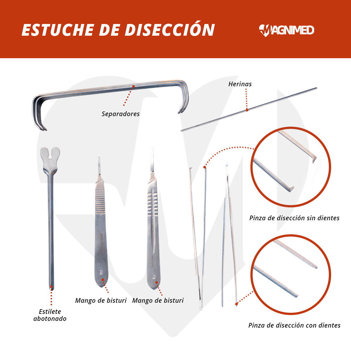 Resistente a la corrosión y fácil de desinfectar