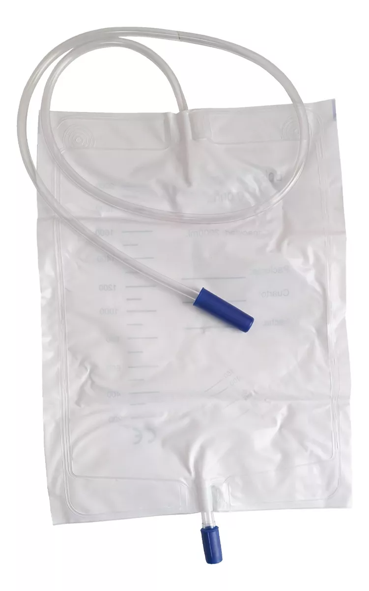 Bolsa Recolectora de Orina 2000 Ml 2 Litros Para Cama 30 Piezas