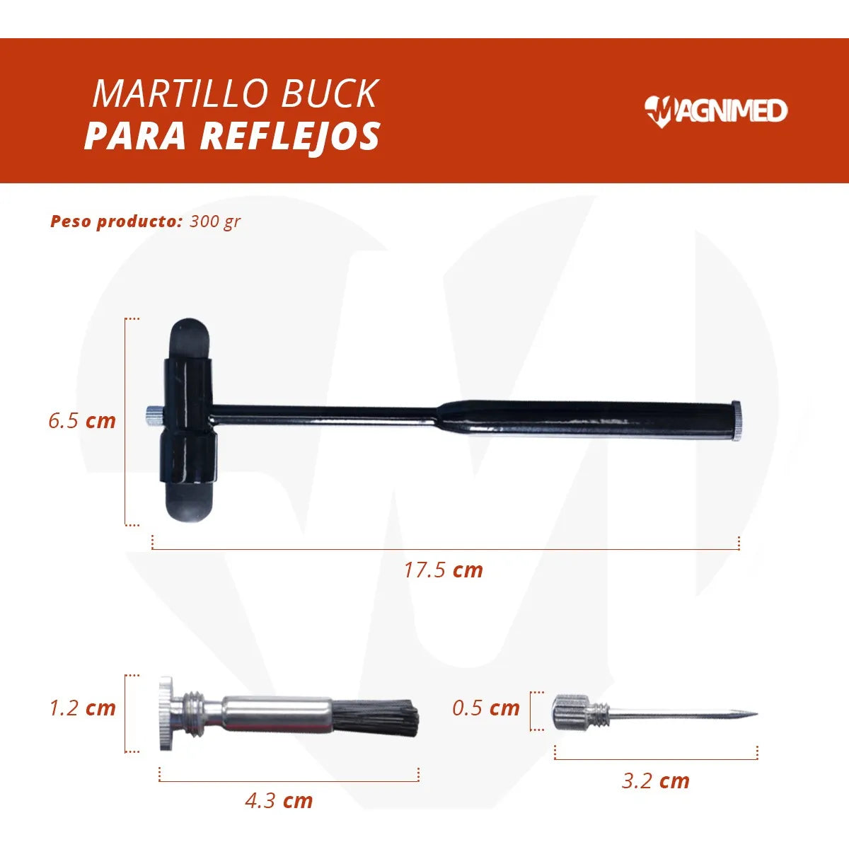 Con un peso de 300 gr