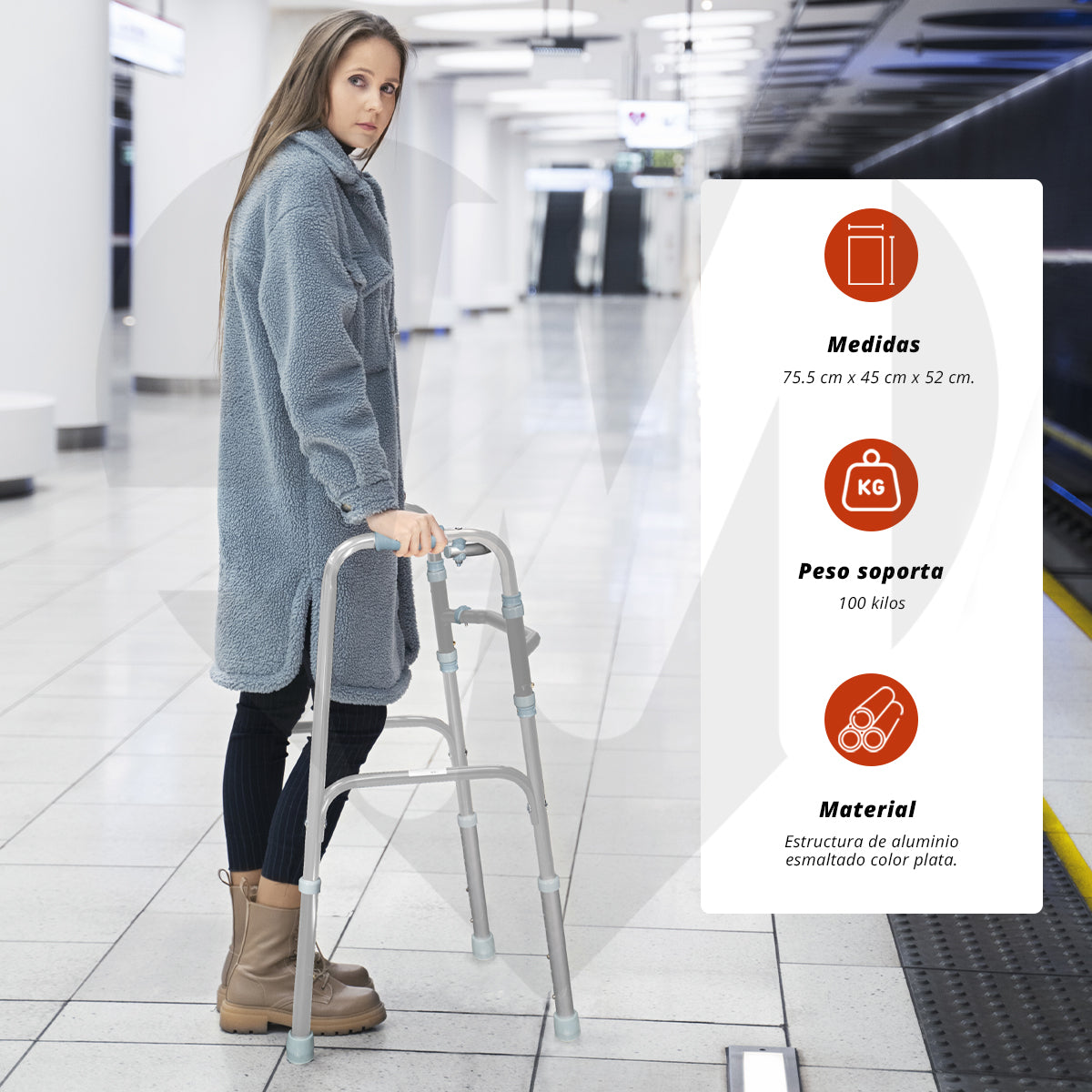 Botones seguros para la altura ajustable