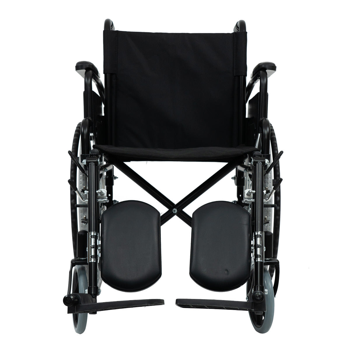 Silla De Ruedas De Traslado Con Elevapiernas Con Descansabrazos
