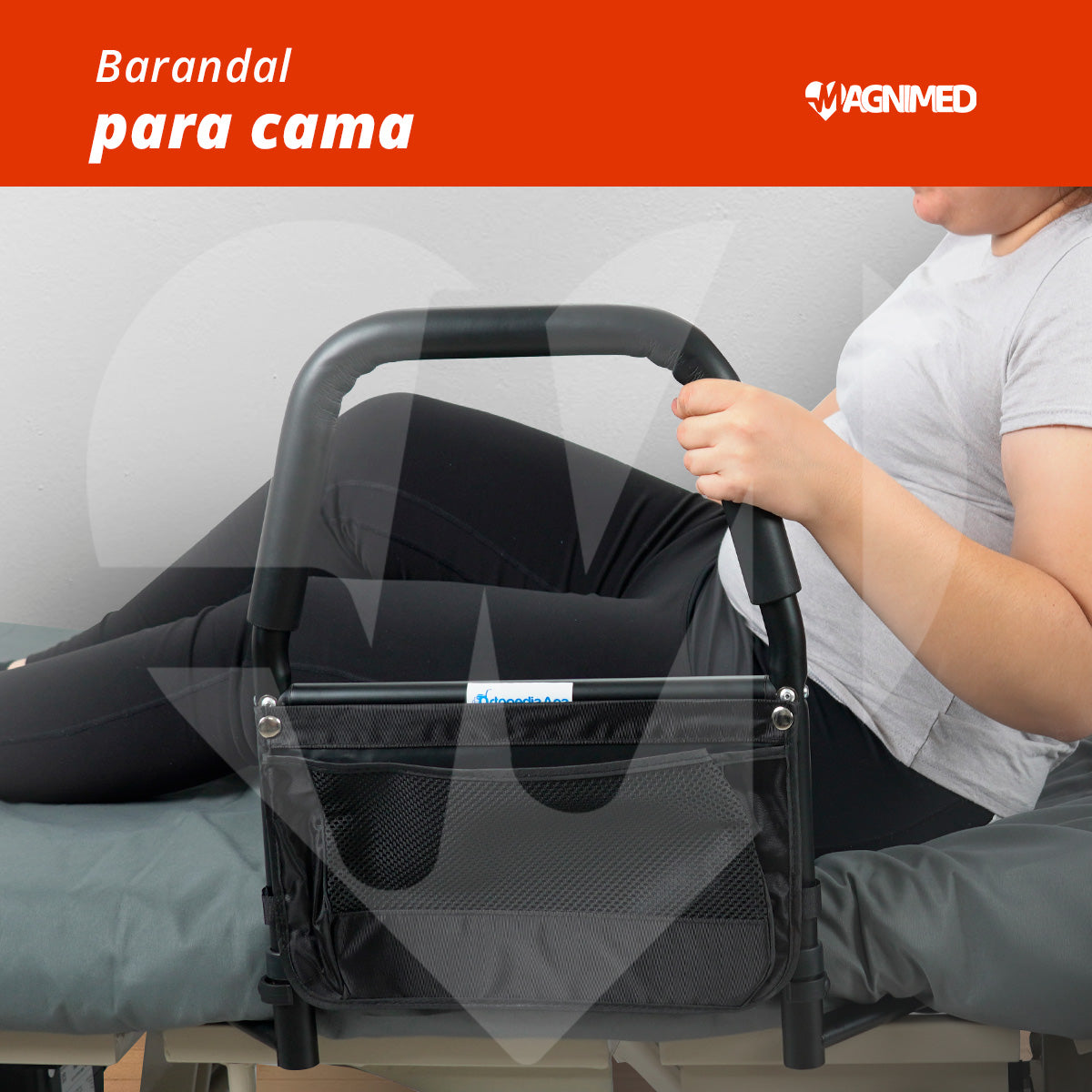Barandal De Protección Y Seguridad Para Cama Protector Color Negro