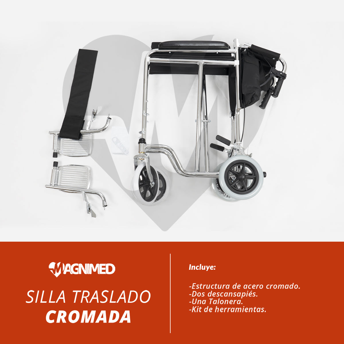Ruedas solidas 8”(20 cm).