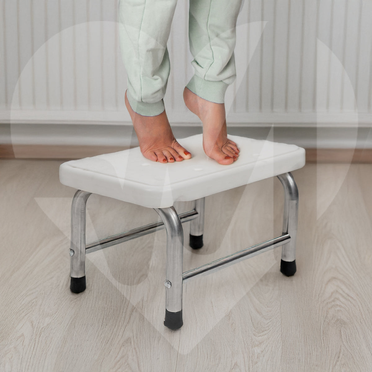 Banqueta de 1 peldaño Apoyo para Cama y Baño