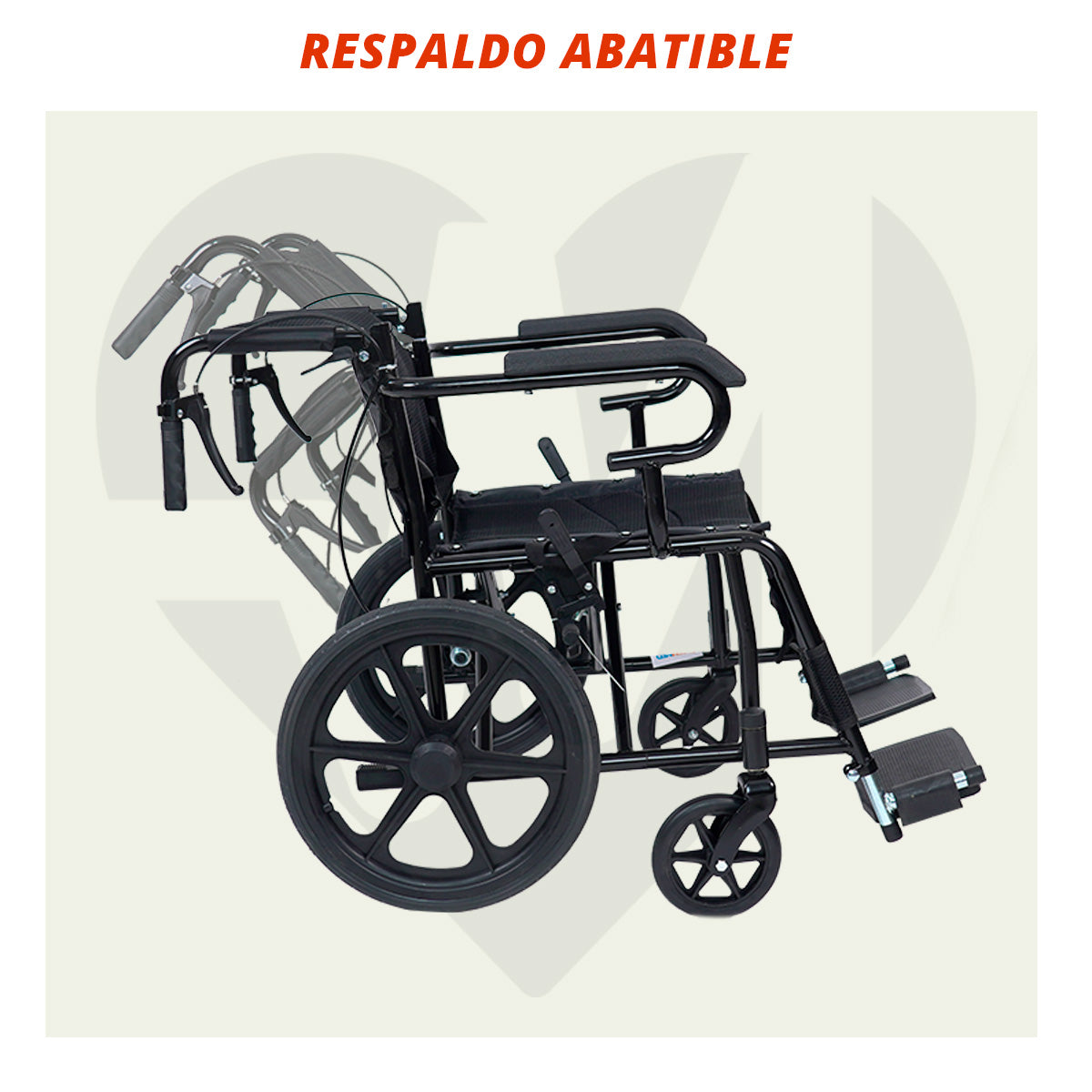 Respaldo abatible