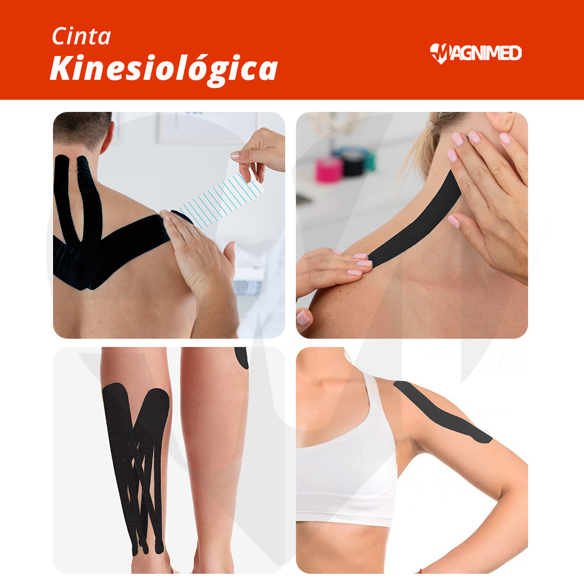 Cinta Kinesiológica Para Vendaje Neuromuscular Tape