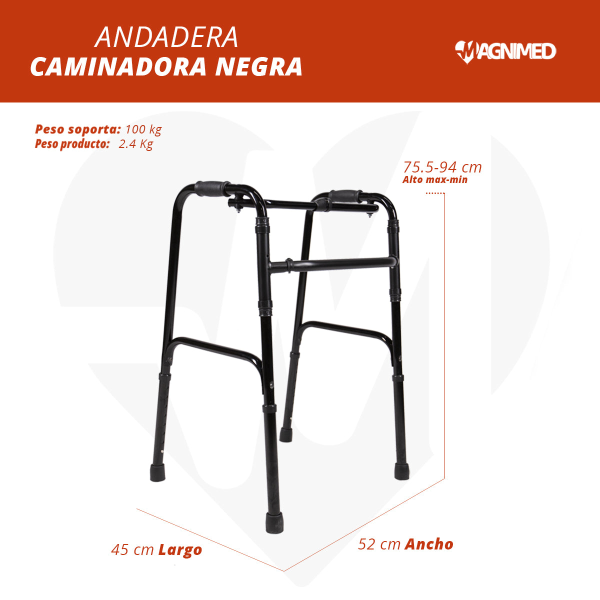 Soporta 100 kg