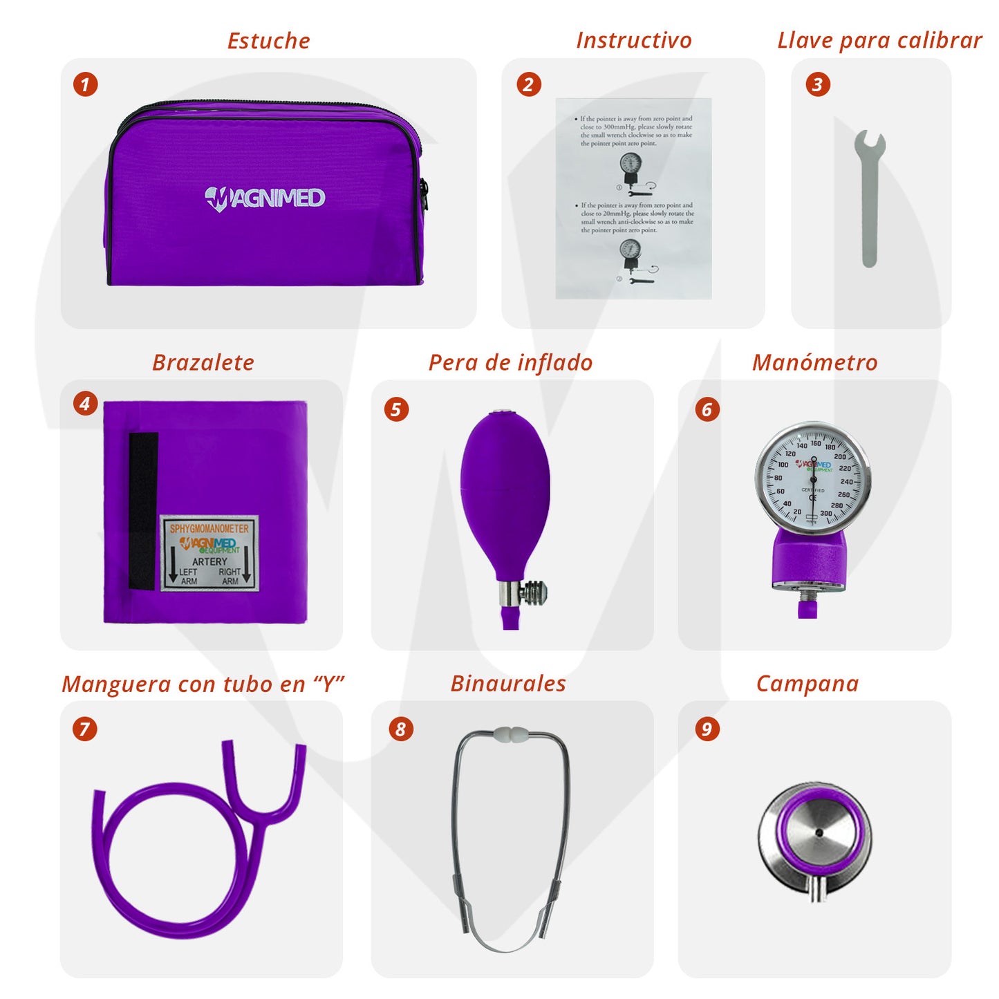 Brazalete con cámara de aire fabricada en nylon