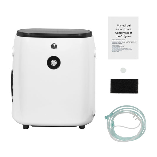 Concentrador de oxigeno 1-7 LTS Grado Doméstico