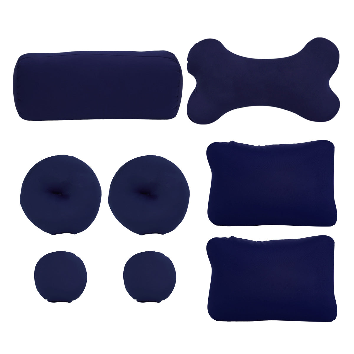 Cojines Almohadas Para Cama Antillagas Microperlas 8 Piezas