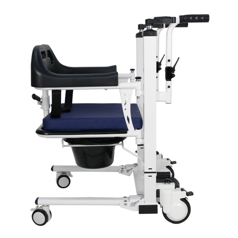 Silla De Ruedas De Transferencia Hidráulica Traslado Portátil Con Cómodo Baño
