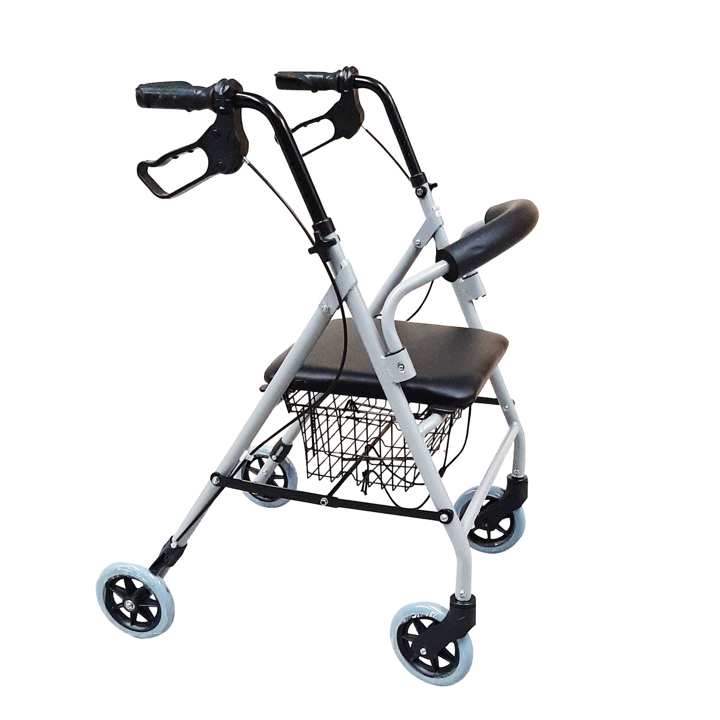 Andadera rollator con canastilla