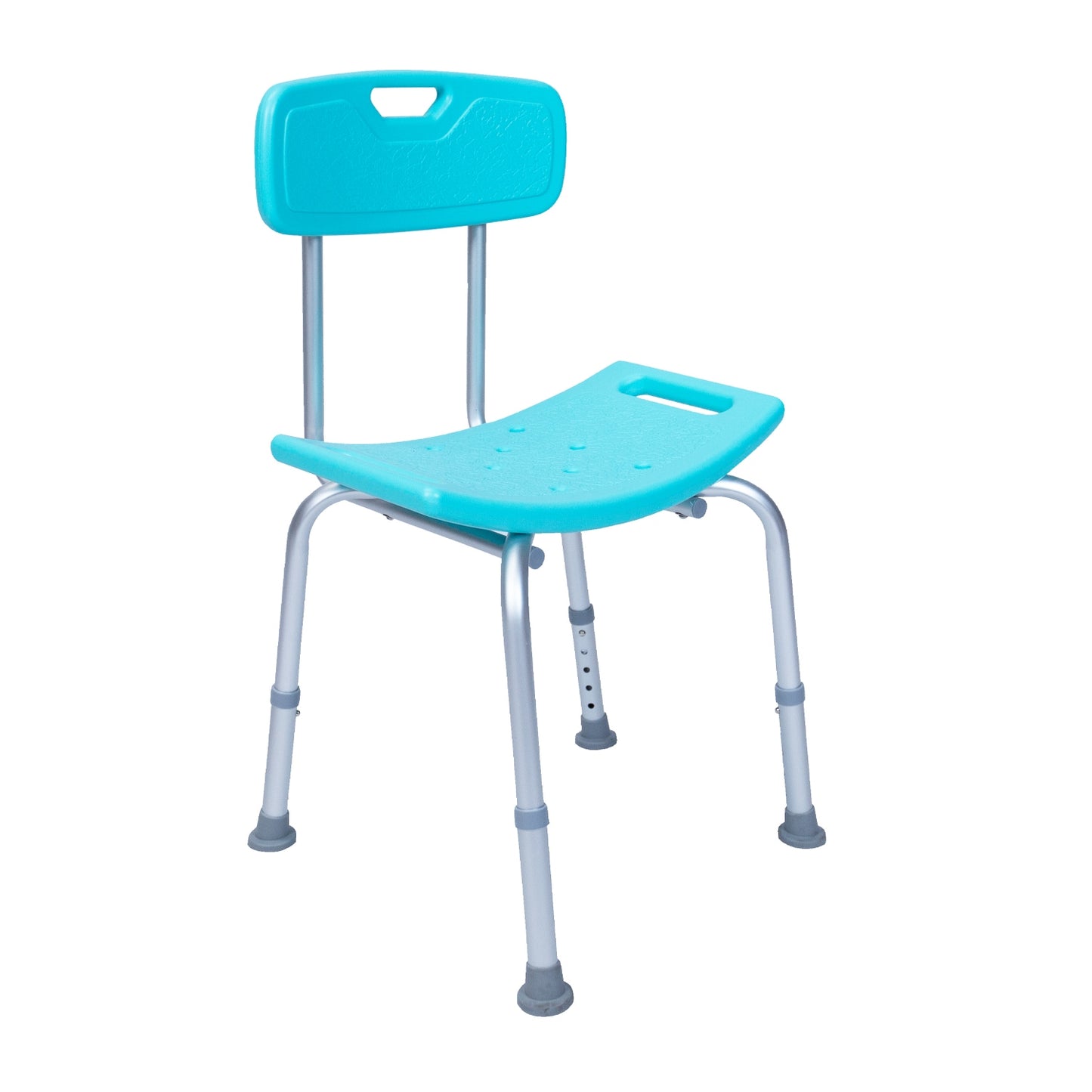 Silla ducha aluminio con respaldo