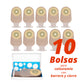 Kit 10 Bolsas De Colostomía Con Barrera Y Cierre