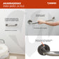Agarradera Barandal De Seguridad Para Baño De Apoyo Acero Inoxidable 2 Pzs