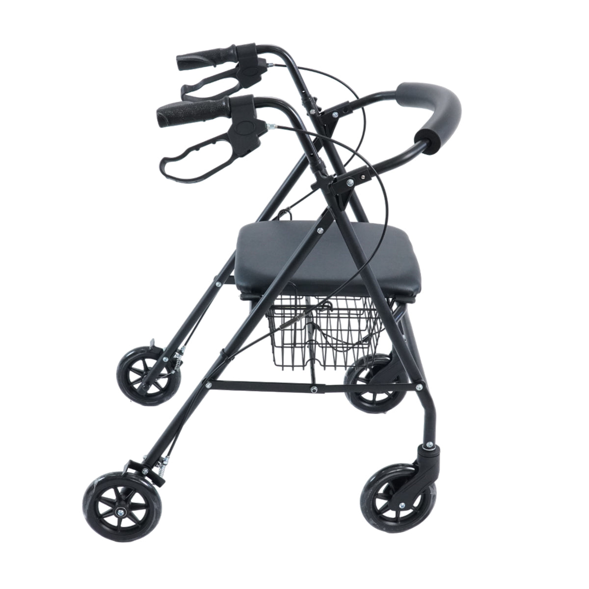 Andadera Rollator C/ Asiento Y Canastilla De Acero