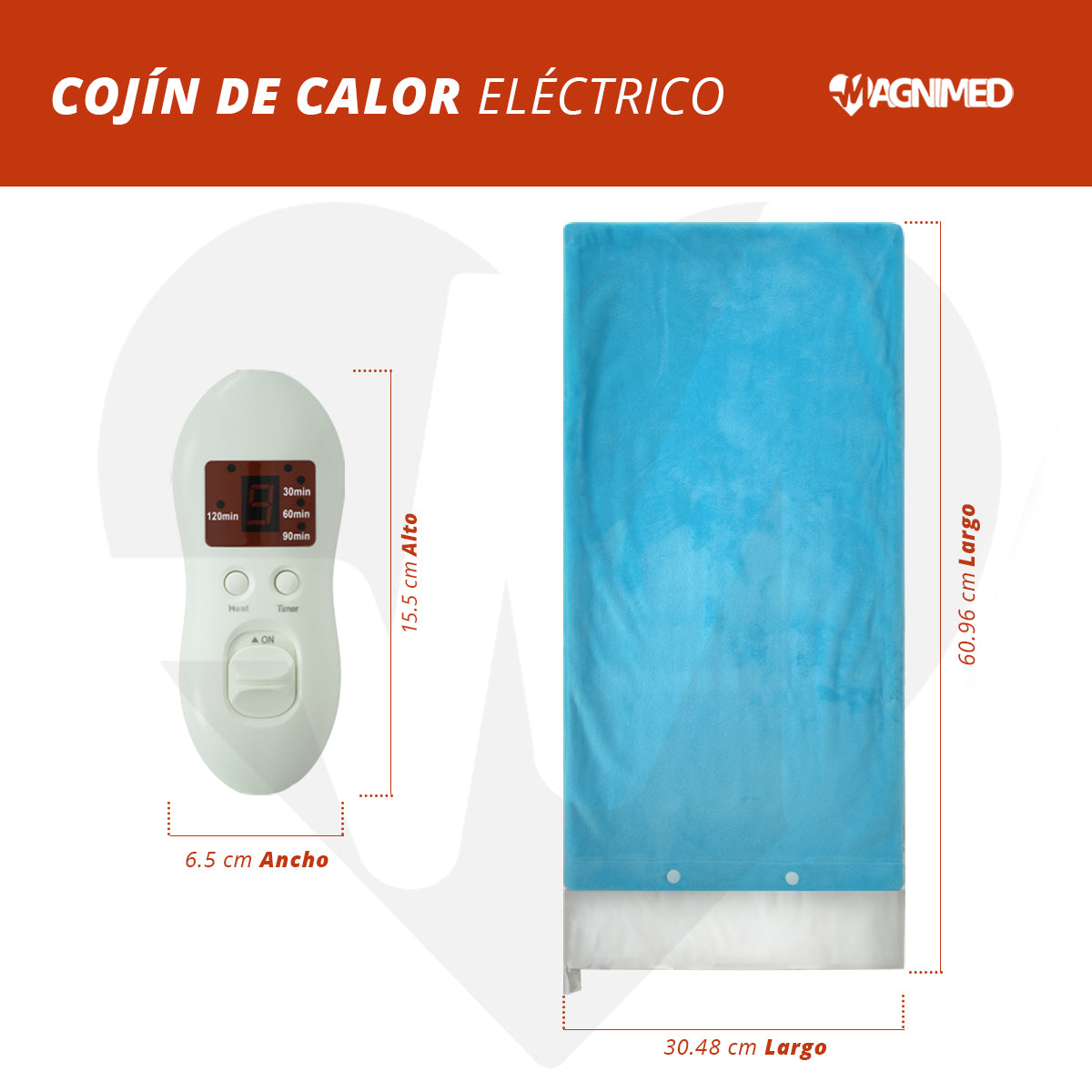 Cojín de calor eléctrico