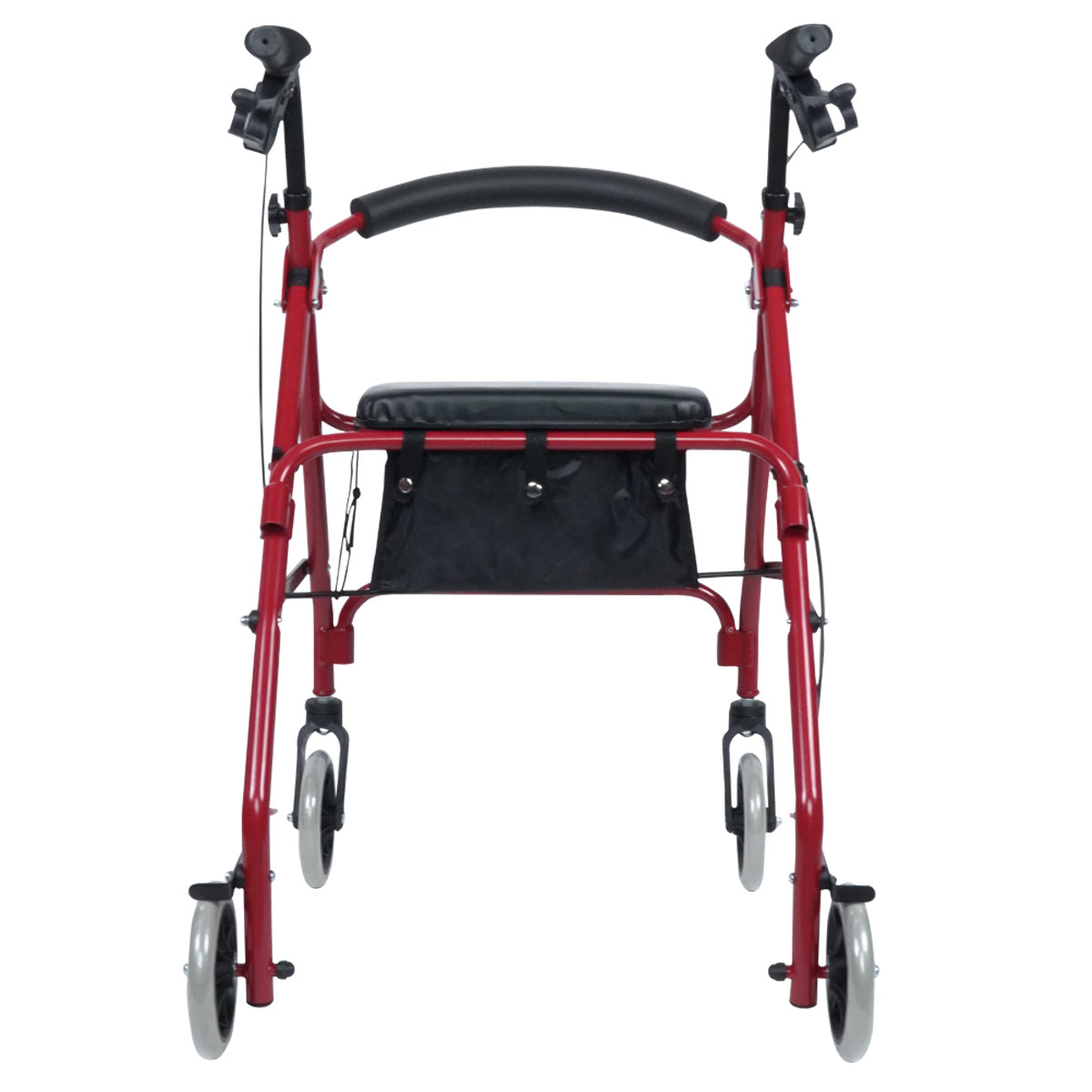 Andadera Rollator Con Ruedas Plegable Con Bolsa De Vinil Plegable Altura Ajustable
