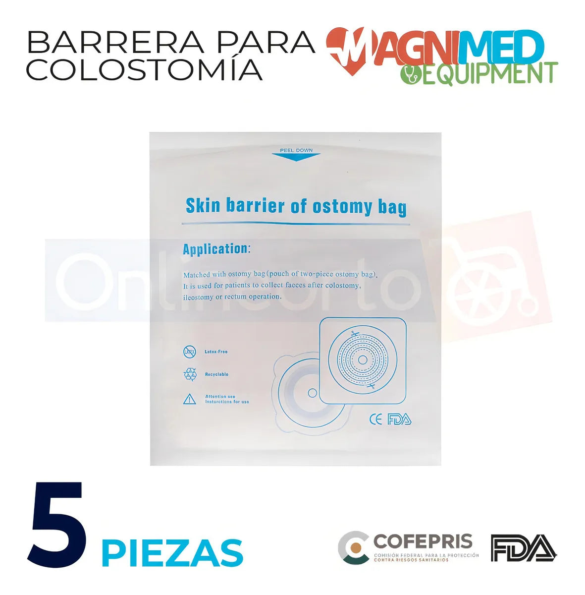 BARRERA DE COLOSTOMÍA FÁCIL APLICACIÓN