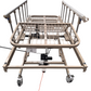 Cama de Hospital Eléctrica de 3 Posiciones | Estructura de Acero, Soporta hasta 150kg (Detalles estéticos y en barandal)
