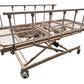 Cama de Hospital Eléctrica de 3 Posiciones | Estructura de Acero, Soporta hasta 150kg (Detalles estéticos y en barandal)