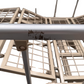 Cama de Hospital Eléctrica de 3 Posiciones | Estructura de Acero, Soporta hasta 150kg (Detalles estéticos, en barandal y control)
