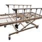 Cama de Hospital Eléctrica de 3 Posiciones | Estructura de Acero, Soporta hasta 150kg (Detalles estéticos, en barandal y control)