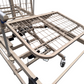 Cama de Hospital Eléctrica de 3 Posiciones | Estructura de Acero, Soporta hasta 150kg (Detalles estéticos, en barandal y control)