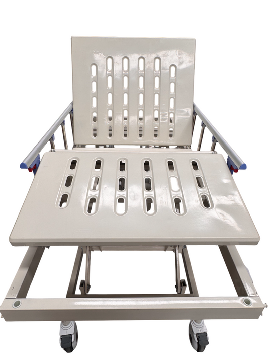 Cama de Hospital Eléctrica de 3 Posiciones | Estructura de Acero, Soporta hasta 150kg (Detalles estéticos y subida)