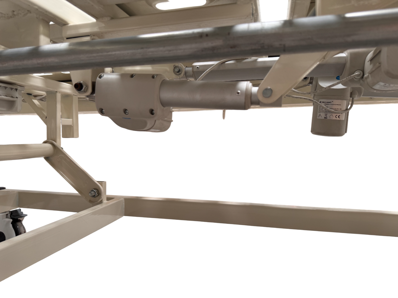 Cama de Hospital Eléctrica de 3 Posiciones | Estructura de Acero, Soporta hasta 150kg (Detalles estéticos y subida)