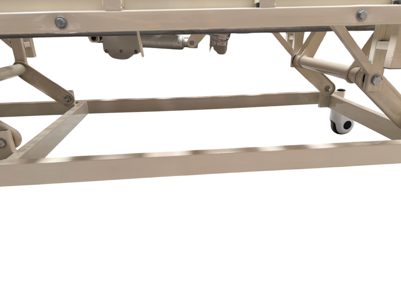 Cama de Hospital Eléctrica de 3 Posiciones | Estructura de Acero, Soporta hasta 150kg (Detalles estéticos y subida)