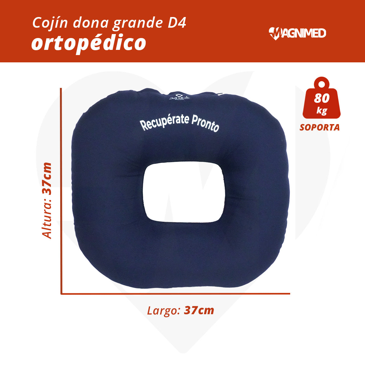 Cojín Dona Grande Ortopédica Para Hemorroides Próstata