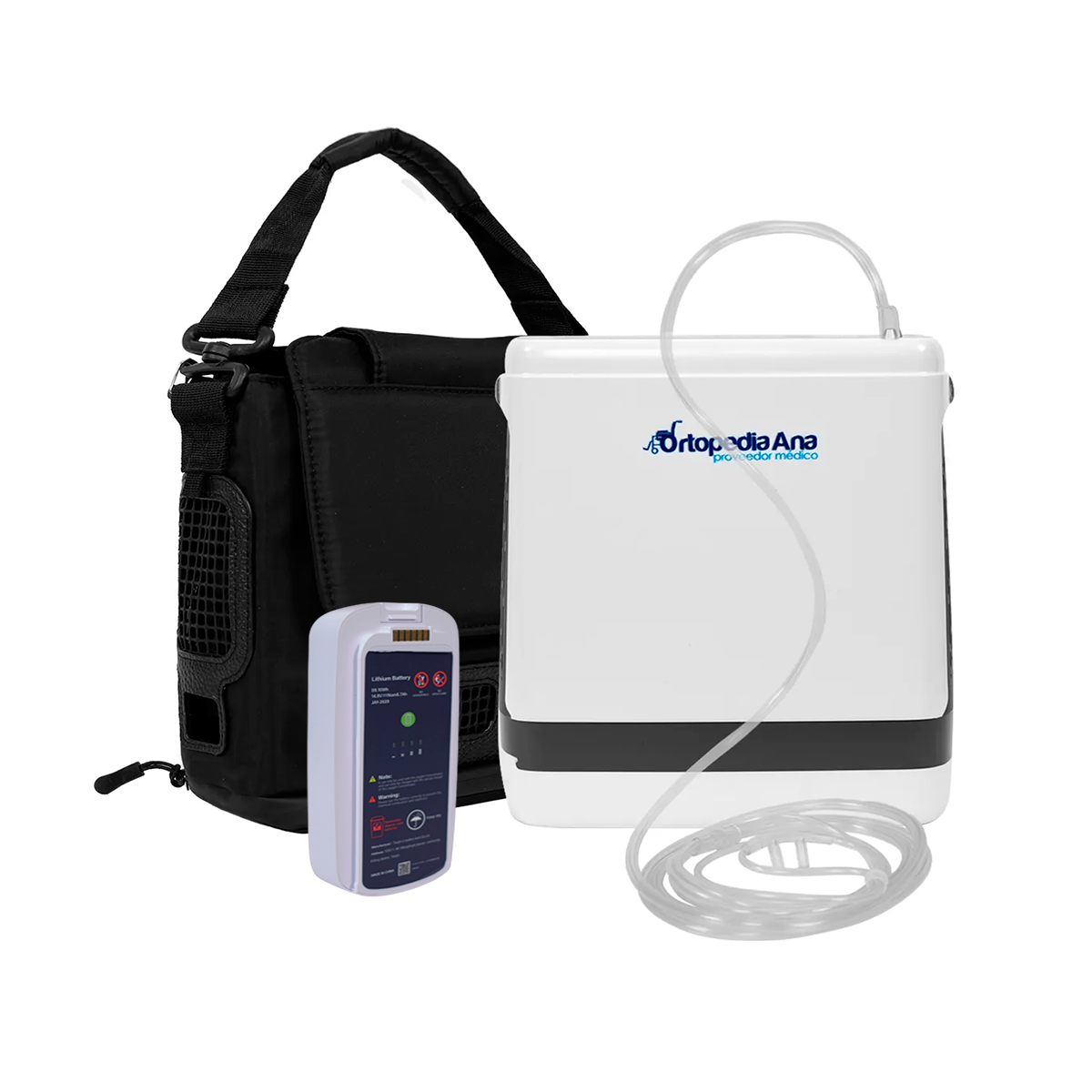 Concentrador De Oxigeno 5 Litros Portátil Con Batería De Repuesto Incluida