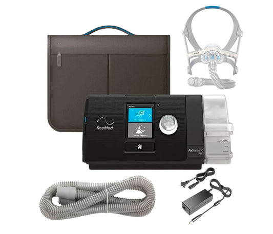 CPAP AutoSet 10 Resmed + Kit de Instalación y Mascarilla AirFit N20 Resmed Para Apnea Del Sueño