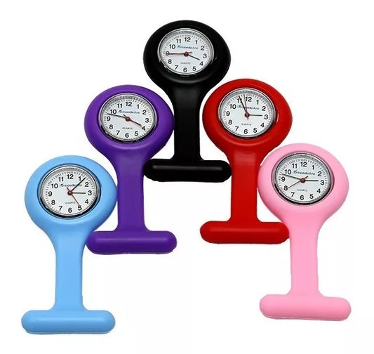 Reloj de Enfermera, Reloj De Lactancia, Reloj De Clip (Disponible en varios colores)