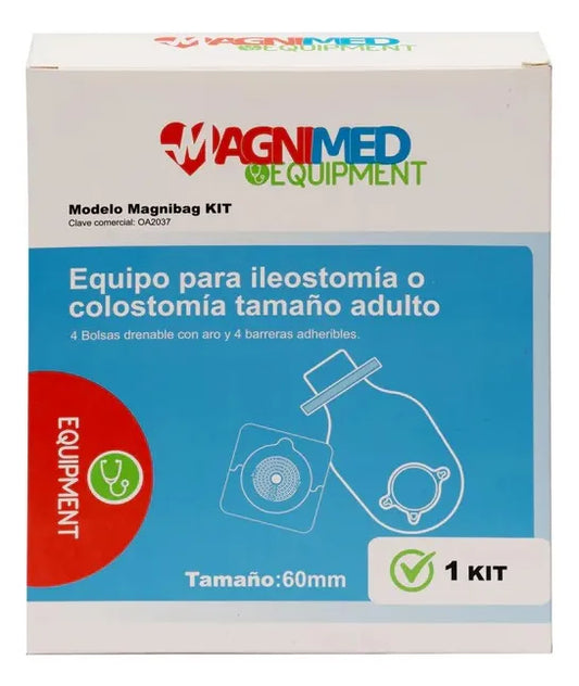 Equipo para ileostomia o colostomia