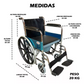 Silla de ruedas con cómodo