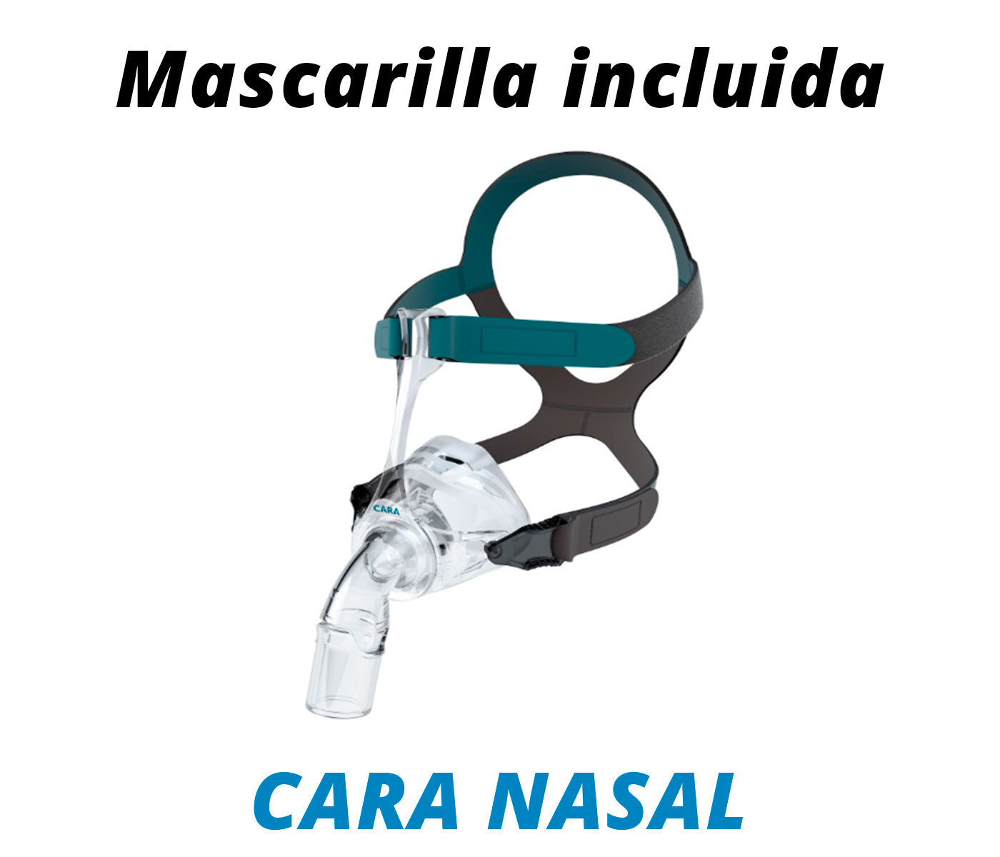 BiPAP Auto con Humidificador AirCurve 10 VAuto y Mascarilla CARA Nasal