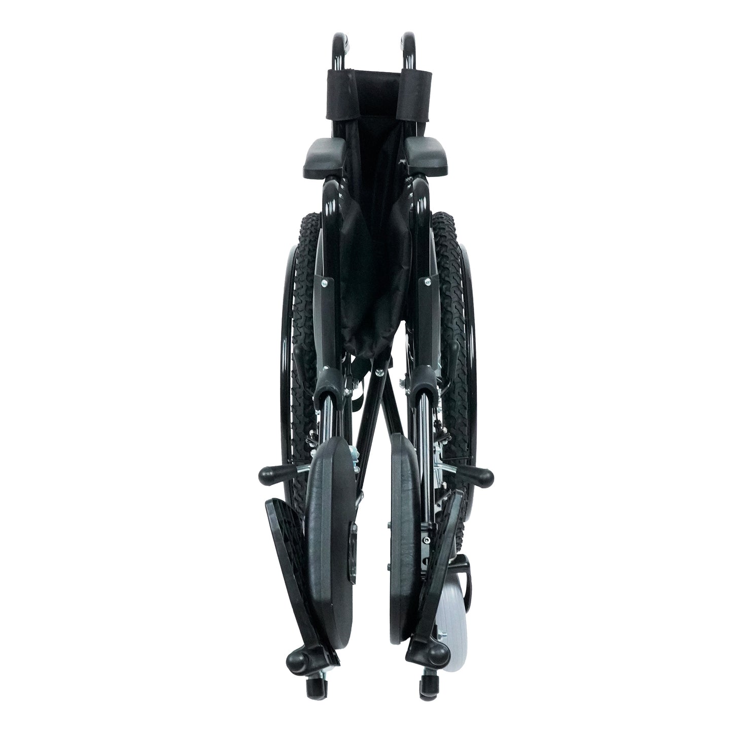 Silla De Ruedas Todo Terreno Con Eleva Piernas Plegable